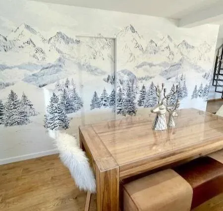 Duplex, 110m2, 7 Minutes Des Pistes, 8 Couchages, Belle Vue Sur Les Montagnes, Cheminee Formiguères