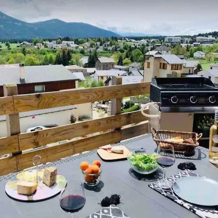 Duplex, 110m2, 7 Minutes Des Pistes, 8 Couchages, Belle Vue Sur Les Montagnes, Cheminee Apartamento *