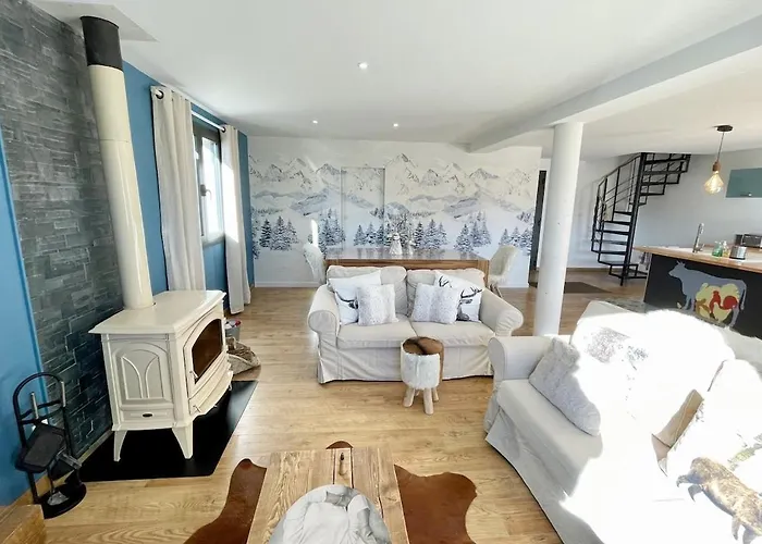 Duplex, 110m2, 7 Minutes Des Pistes, 8 Couchages, Belle Vue Sur Les Montagnes, Cheminee Апартаменты Формигер
