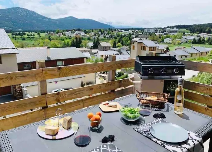 Duplex, 110m2, 7 Minutes Des Pistes, 8 Couchages, Belle Vue Sur Les Montagnes, Cheminee Апартаменты