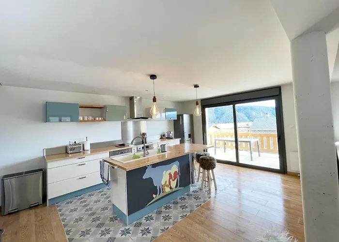 Duplex, 110m2, 7 Minutes Des Pistes, 8 Couchages, Belle Vue Sur Les Montagnes, Cheminee Апартаменты *